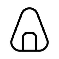 Onigiri Icon Vector Symbol Design Illustration