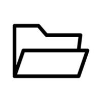 Folder Icon Vector Symbol Design Illustration