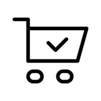 Shopping Cart Icon Vector Symbol Design Illustration