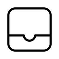 bandeja de entrada icono vector símbolo diseño ilustración