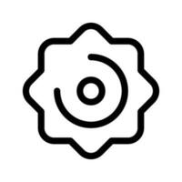 Gear Icon Vector Symbol Design Illustration