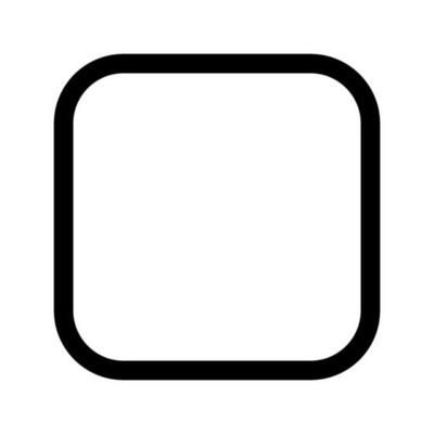 Square Icon Vector Symbol Design Illustration
