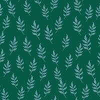 Organic leaves seamless pattern. Simple style. Botanical background. Decorative forest leaf wallpaper. vector