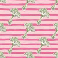 Simple psychedelic mushrooms seamless pattern. Magical fly agaric wallpaper. vector