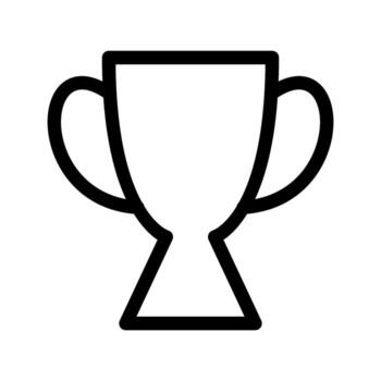 Trophy Icon Vector Symbol Design Illustration