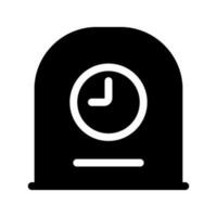 Clock Icon Vector Symbol Design Illustration