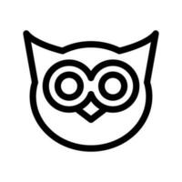 Owl Icon Vector Symbol Design Illustration