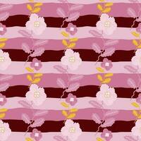 Small flower seamless pattern. Abstract floral ornament. Simple botanical backdrop. vector