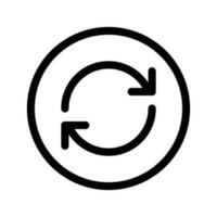 actualizar icono vector símbolo diseño ilustración