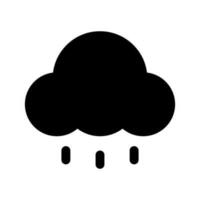 lluvia icono vector símbolo diseño ilustración