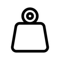 Weight Icon Vector Symbol Design Illustration