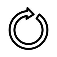 Refresh Icon Vector Symbol Design Illustration