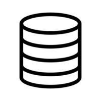 Database Icon Vector Symbol Design Illustration