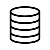 Database Icon Vector Symbol Design Illustration