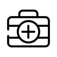 First Aid Kit Icon Vector Symbol Design Illustration