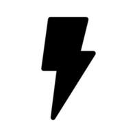 Lightning Icon Vector Symbol Design Illustration