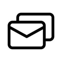 Mail Icon Vector Symbol Design Illustration