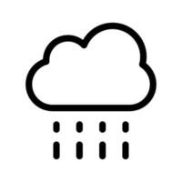 lluvia icono vector símbolo diseño ilustración