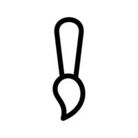 cepillo icono vector símbolo diseño ilustración