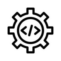 Code Optimization Icon Vector Symbol Design Illustration