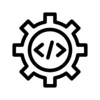 Code Optimization Icon Vector Symbol Design Illustration