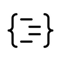 Code Icon Vector Symbol Design Illustration