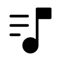 Music Queue Icon Vector Symbol Design Illustration