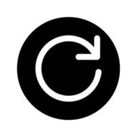 actualizar icono vector símbolo diseño ilustración
