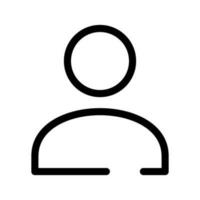 perfil icono vector símbolo diseño ilustración