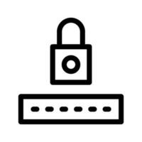 Password Icon Vector Symbol Design Illustration