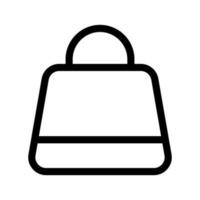 Shop Bag Icon Vector Symbol Design Illustration