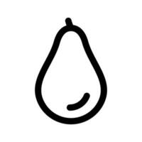 Pear Icon Vector Symbol Design Illustration