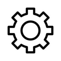 Gear Icon Vector Symbol Design Illustration