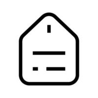 Tag Icon Vector Symbol Design Illustration