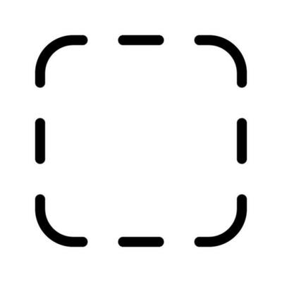 Selection Frame Icon Vector Symbol Design Illustration