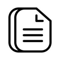 Document Icon Vector Symbol Design Illustration