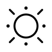 Brightness Icon Vector Symbol Design Illustration