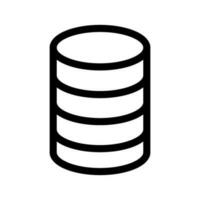 Database Icon Vector Symbol Design Illustration