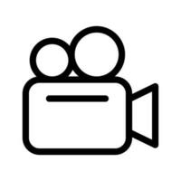 Video Camera Icon Vector Symbol Design Illustration