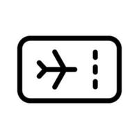 boleto icono vector símbolo diseño ilustración