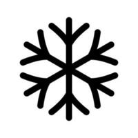 Snowflake Icon Vector Symbol Design Illustration
