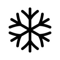 Snowflake Icon Vector Symbol Design Illustration