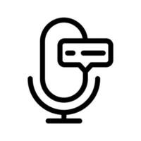 Podcast Icon Vector Symbol Design Illustration