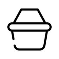 Shopping Basket Icon Vector Symbol Design Illustration