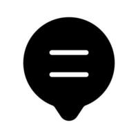 Message Bubble Icon Vector Symbol Design Illustration