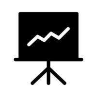 Graph Presentation Icon Vector Symbol Design Illustration