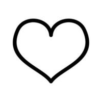 Heart Icon Vector Symbol Design Illustration