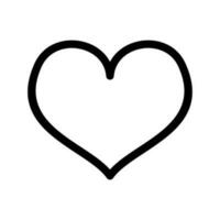 Heart Icon Vector Symbol Design Illustration