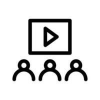 Audience Icon Vector Symbol Design Illustration