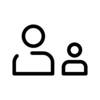 People Icon Vector Symbol Design Illustration